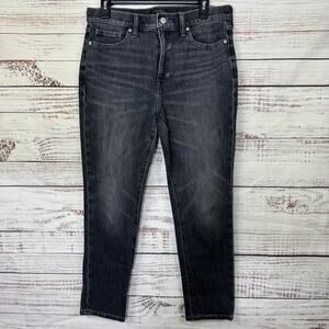 Banana Republic jeans faded black size 30 straight  stretch Premium Denim jeans